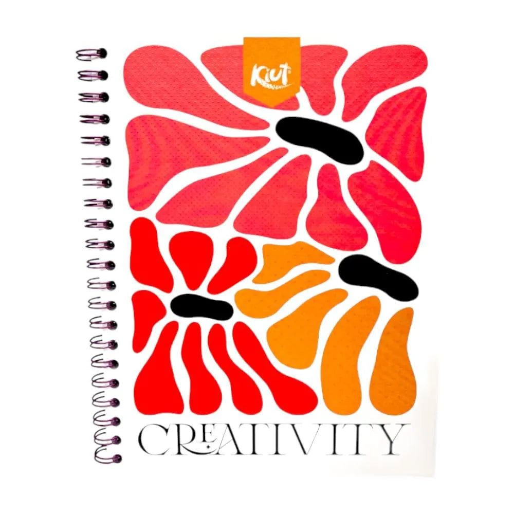 Libreta Con Espiral Doble Norma Kiut / 1 Materia / 160 Páginas / Cuadriculadas - Surtido