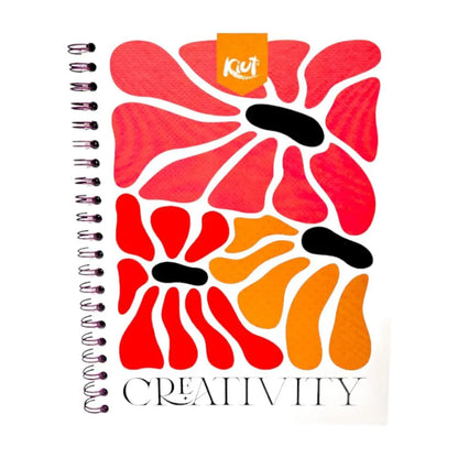 Libreta Con Espiral Doble Norma Kiut / 1 Materia / 160 Páginas / Cuadriculadas - Surtido