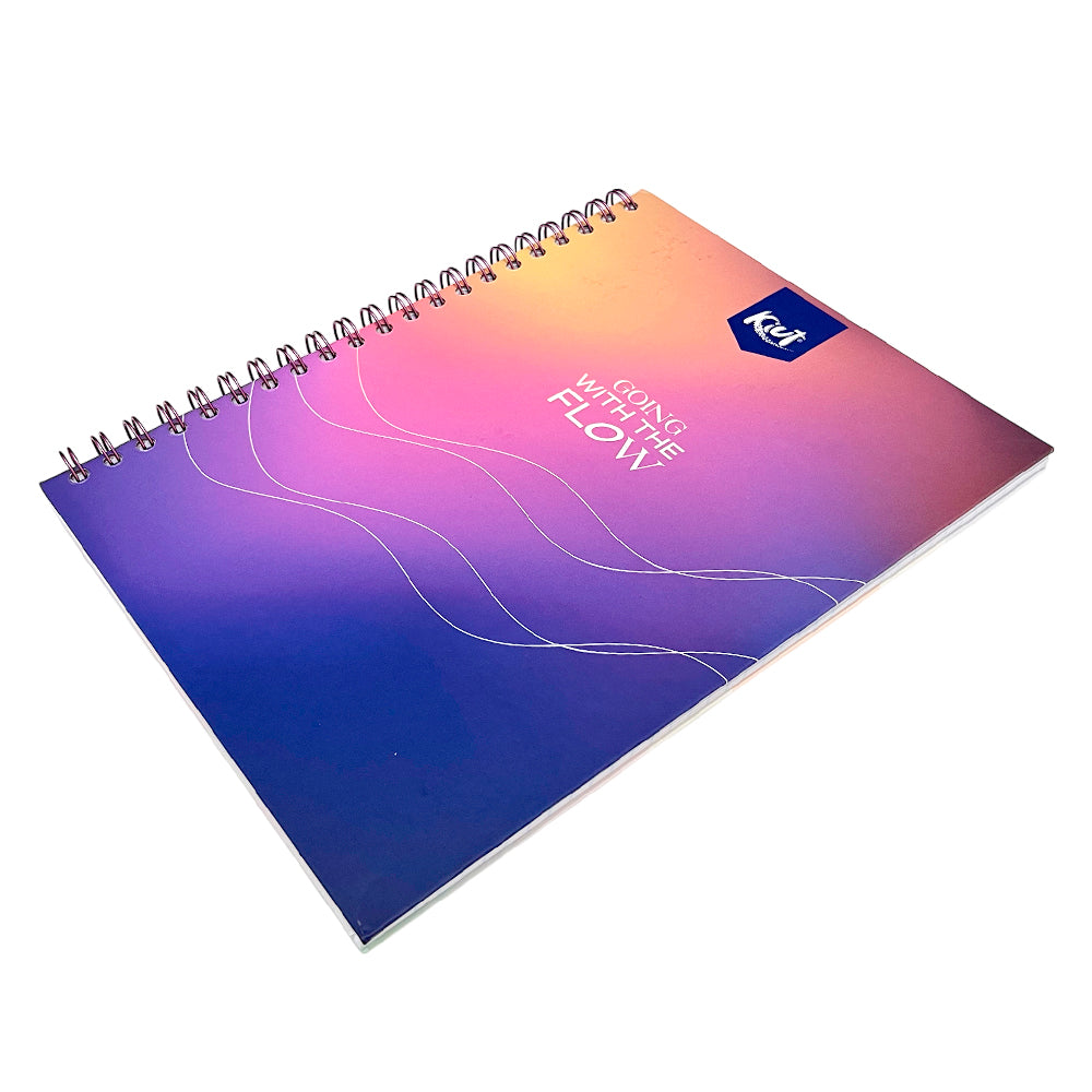 Libreta Con Espiral Doble Norma Kiut / 1 Materia / 160 Páginas / Cuadriculadas - Surtido