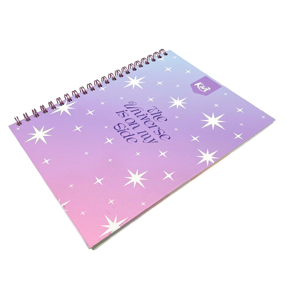 Libreta Con Espiral Doble Norma Kiut / 1 Materia / 160 Páginas / Cuadriculadas - Surtido