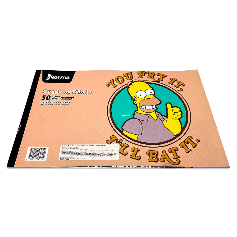Libreta de Dibujo Norma 50 Hojas 8.5" x 13" - Surtido