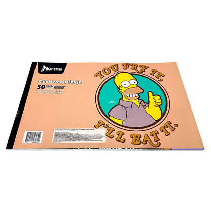 Libreta de Dibujo Norma 50 Hojas 8.5" x 13" - Surtido