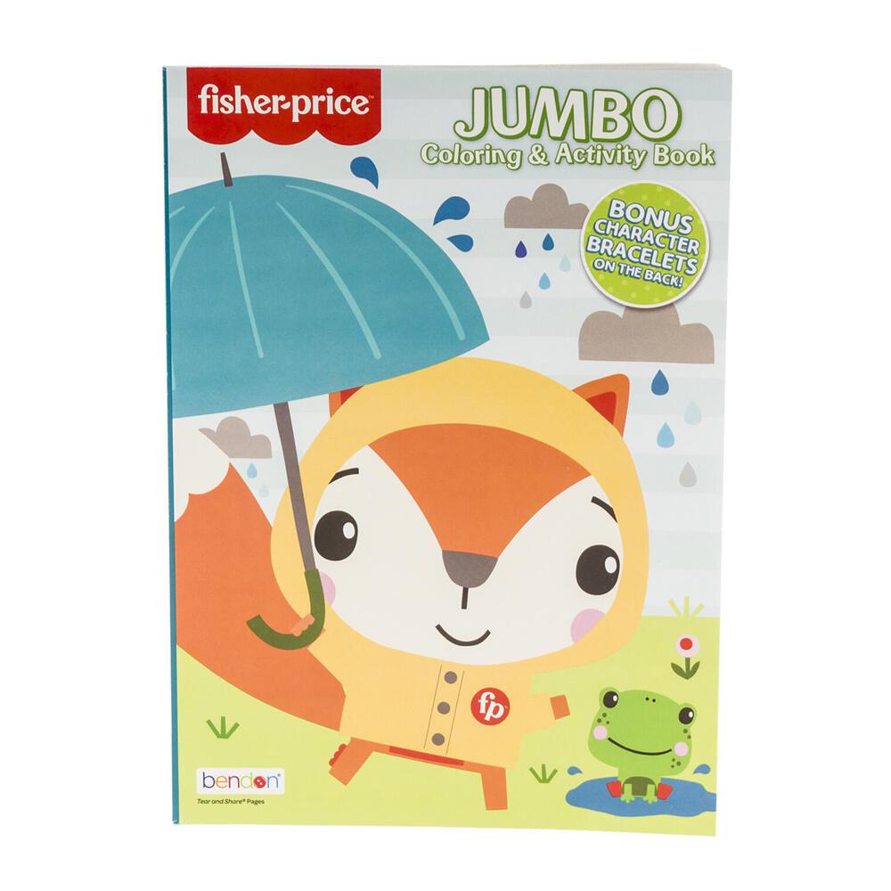 Libro Para Colorear Fisher-Price Jumbo Con Actividades