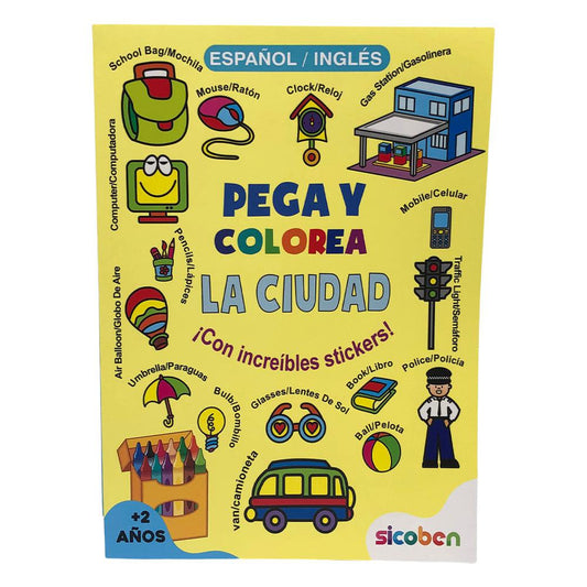Libro de Actividades Sicoben Con Calcomanías - Surtido