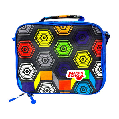 Lonchera Imagen School Para Niño / Estampado Geométrico / Surtida