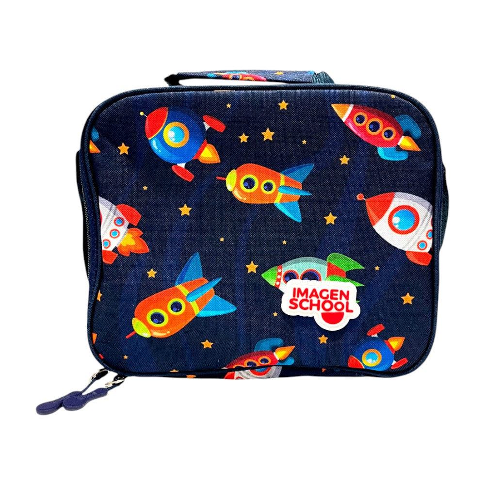 Lonchera Imagen School Para Niño / Estampado Espacial / Surtida