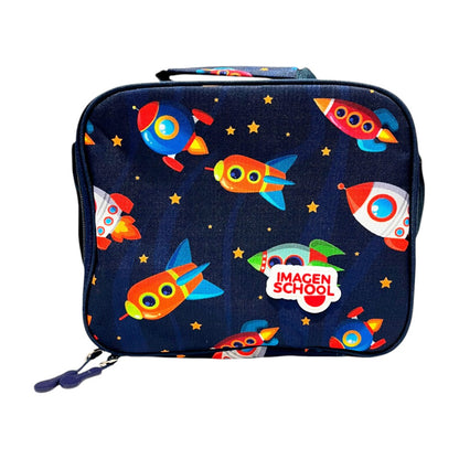 Lonchera Imagen School Para Niño / Estampado Espacial / Surtida