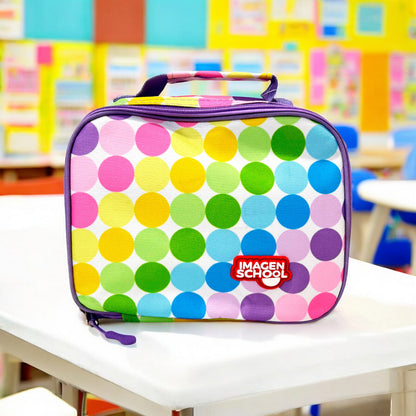 Lonchera Imagen School Para Niña / Estampado Pastel / Surtida