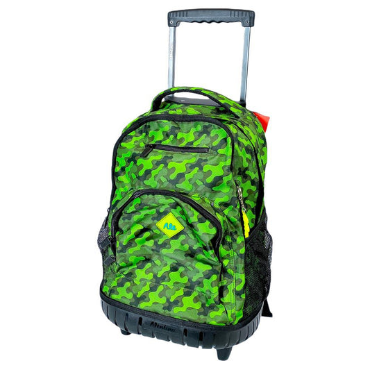 Mochila Alentino Camouflage Con Ruedas 18"
