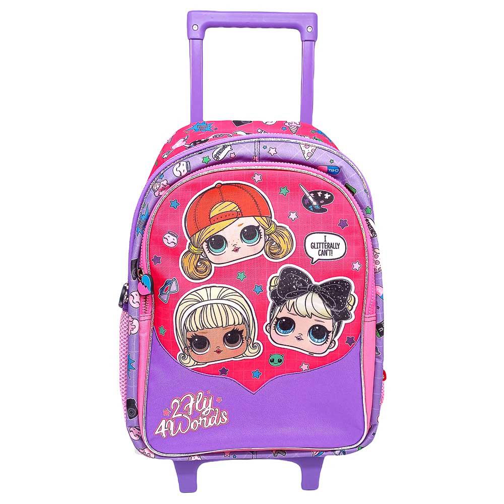 Mochila Con Ruedas Lol Friends Star 17"