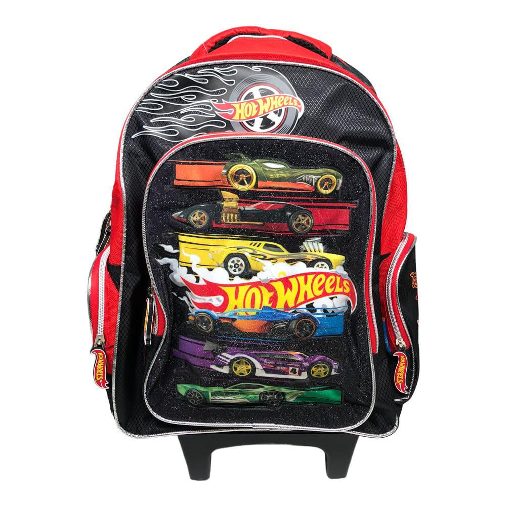 Mochila Con Ruedas Hot Wheels de 17"