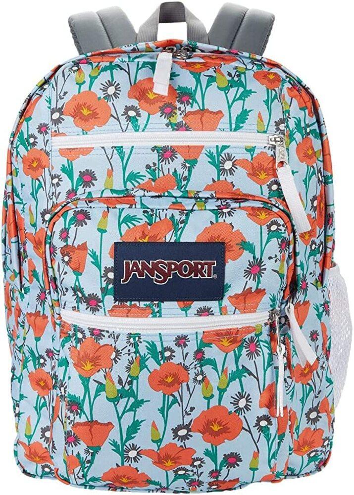 Mochila Jansport Big Student Poppy Garden