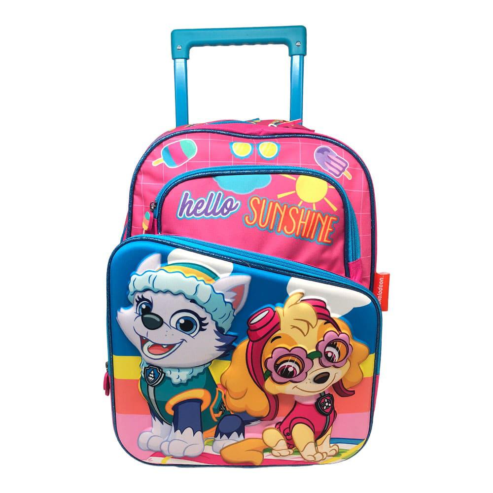 Mochila Con Ruedas Paw Patrol 3D de 16"