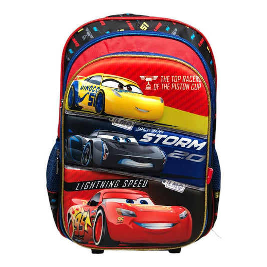 Mochila Con Ruedas Cars de 16"