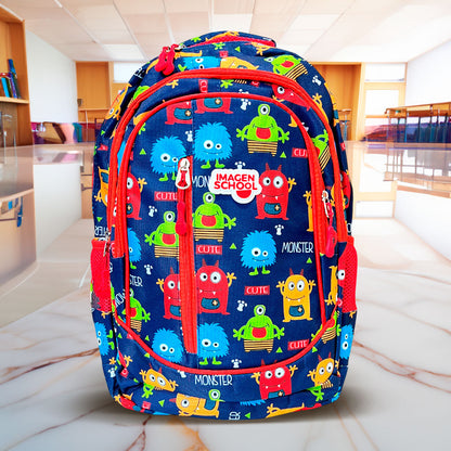 Mochila Imagen School Para Niño / Con Estampado Espacial / Surtida