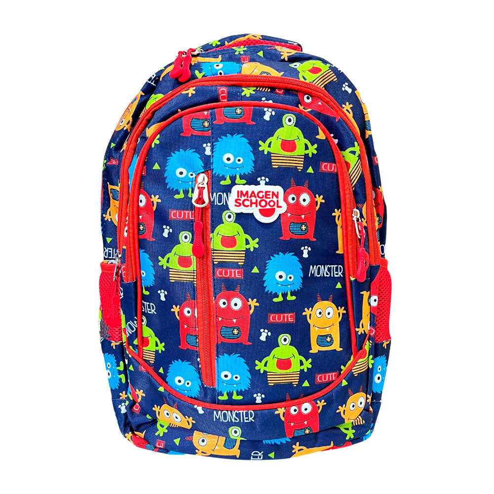 Mochila Imagen School Para Niño / Con Estampado Espacial / Surtida