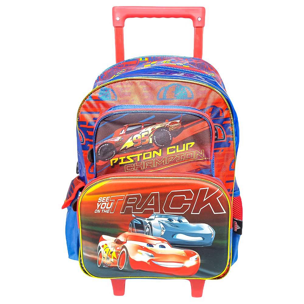 Mochila Con Ruedas Cars 8D 16"