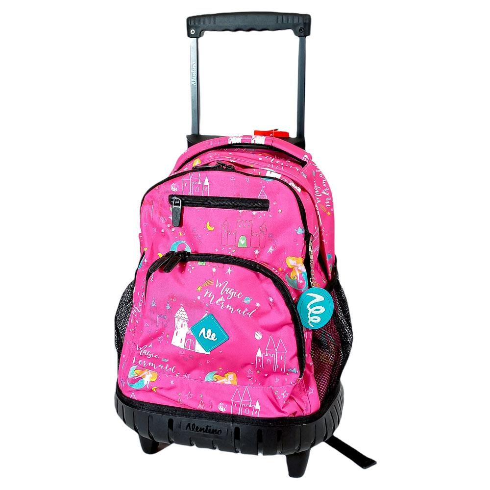 Mochila Alentino Magic Mermaid Con Ruedas 15.5"