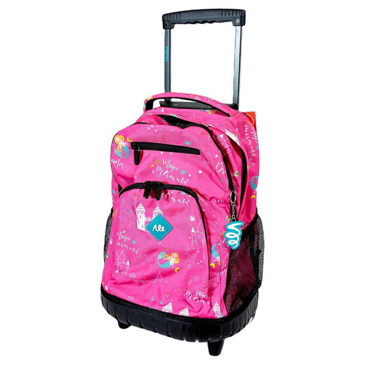 Mochila Alentino Magic Mermaid Con Ruedas 18"