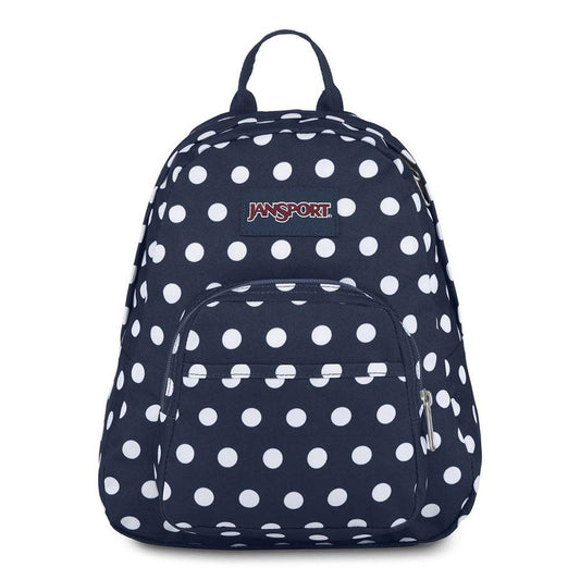 Mochila Jansport Half Pint Dark Denim Polka Dot