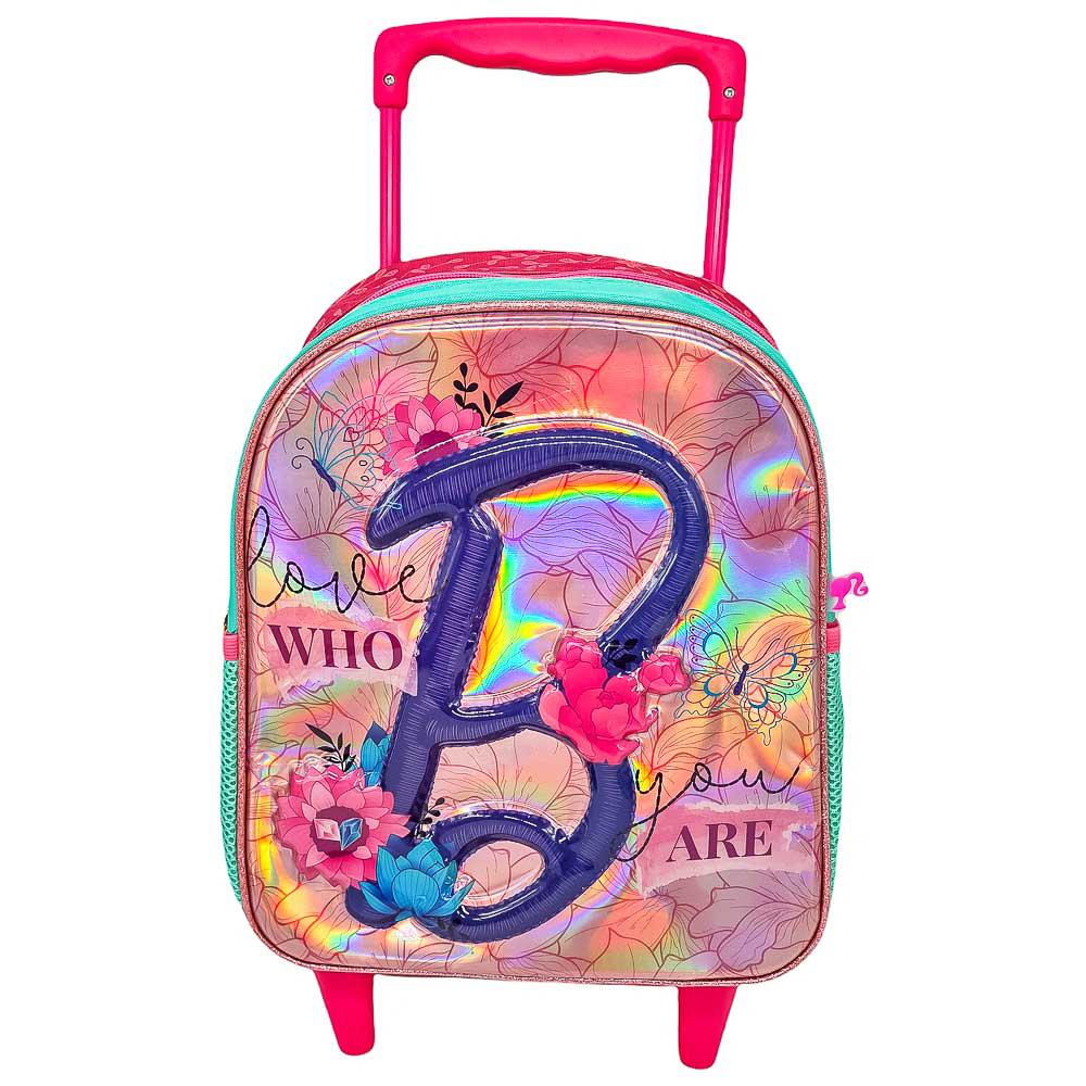 Mochila Barbie 3D Love Con Ruedas 13"