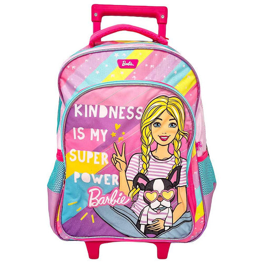 Mochila Barbie Kindness Con Ruedas 17"