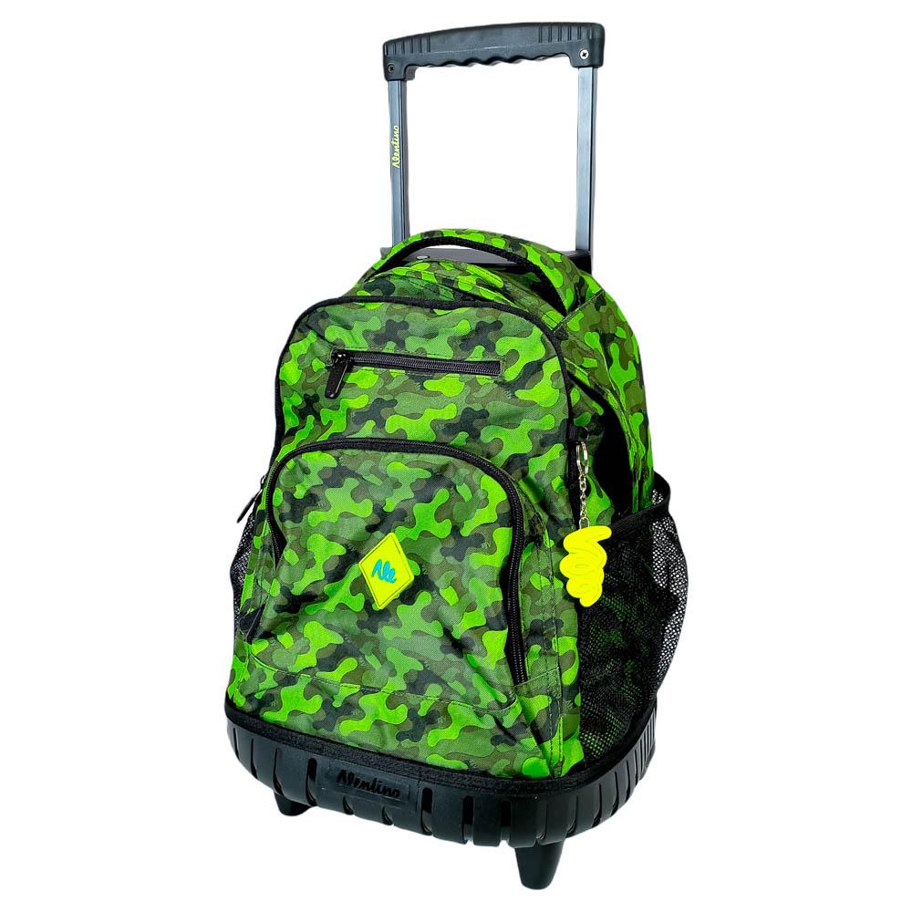 Mochila Alentino Camouflage Con Ruedas 15.5"
