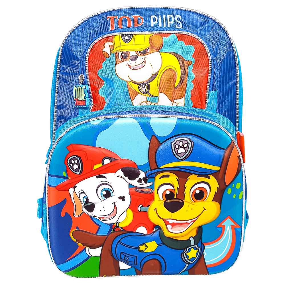 Mochila Paw Patrol en Relieve 3D 16"