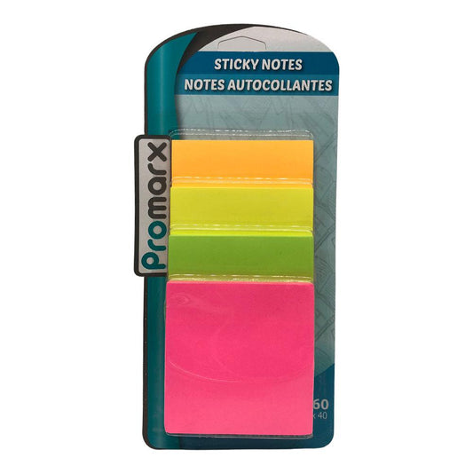 Notas Adhesivas Promarx 3" x 3" 160 Hojas