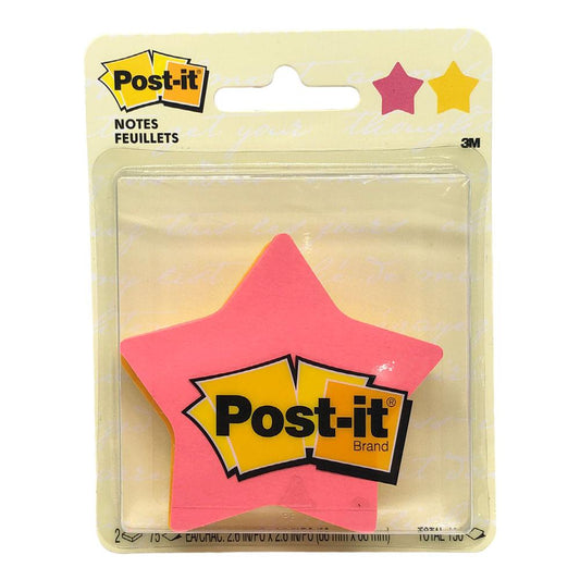 Notas Adhesivas Post-It Estrella 2 Colores
