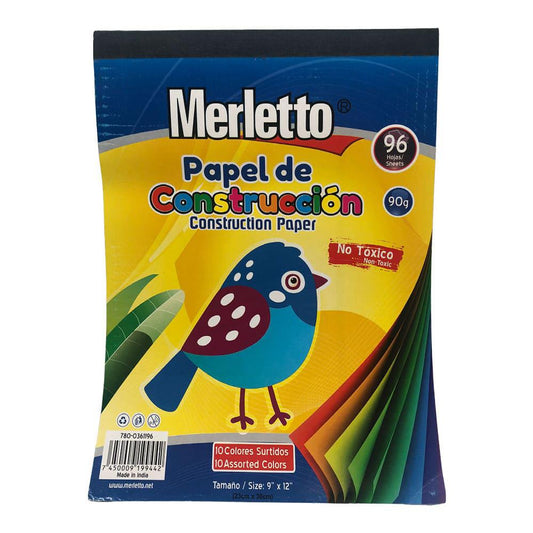 Papel de Construcción Merletto 96 Hojas