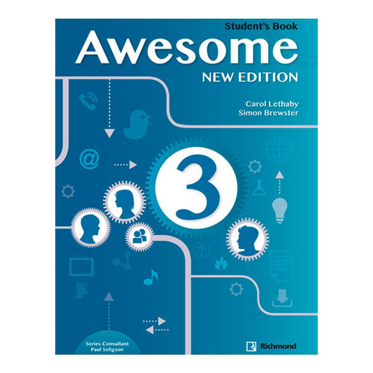 Libro de Texto New Awesome 3 Students Book Santillana