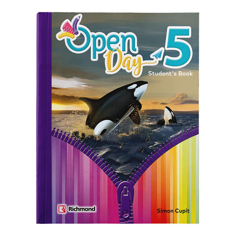 Libro de Texto Open Day 5 Santillana