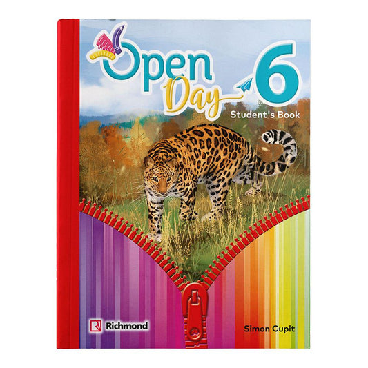 Libro de Texto Open Day 6 Santillana