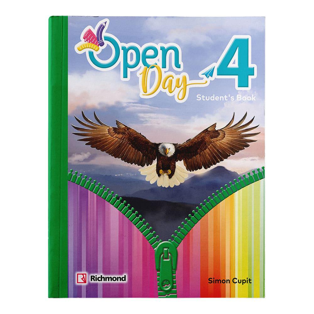 Libro de Texto Open Day 4 Santillana