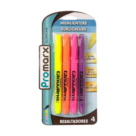 Resaltadores Promarx 4 Colores