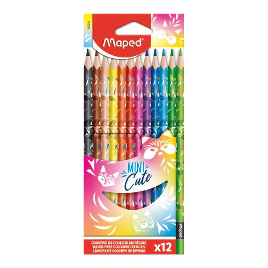 Lápices Colores Maped X12 Mini Cute