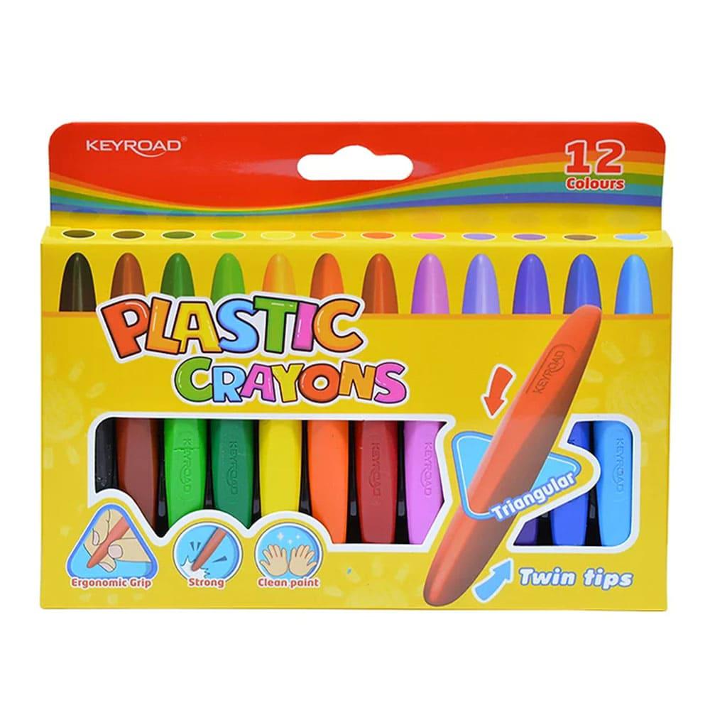 Crayones Triangular Keyroad Plástico X12