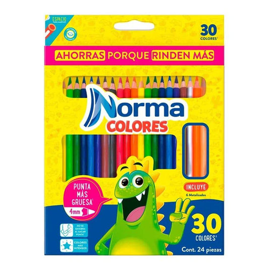 Lápices Colores X 30 Norma
