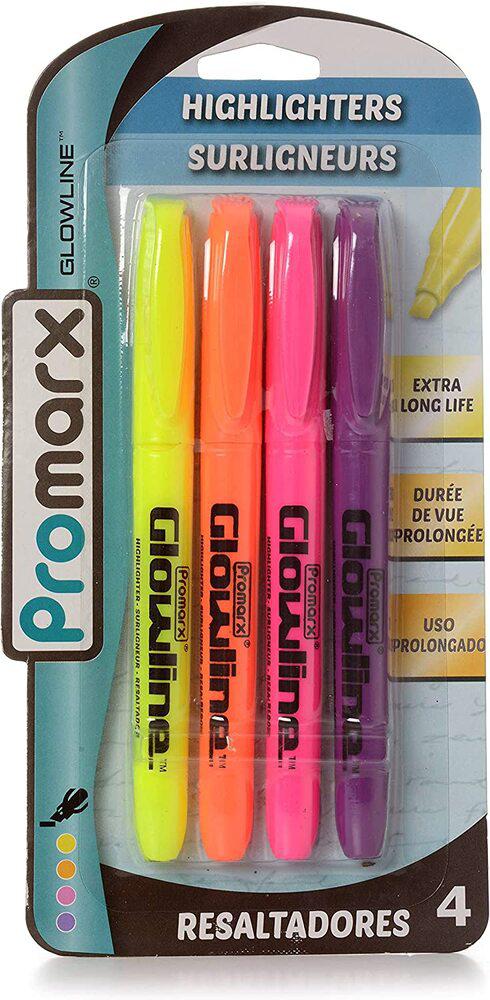 Resaltadores Promarx 4 Colores