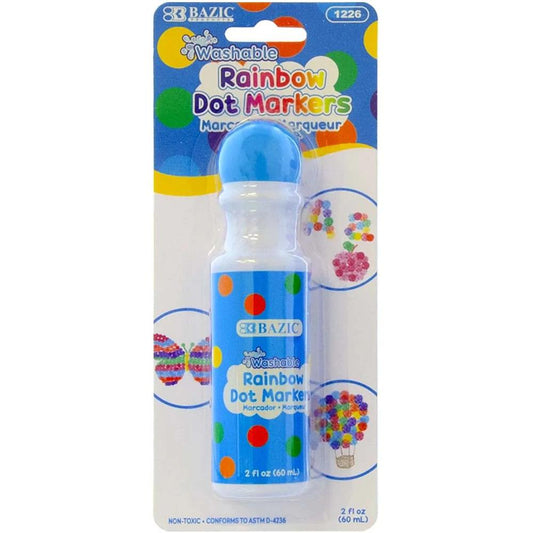 Marcadores Bazic de Punto Lavable X6 Colores
