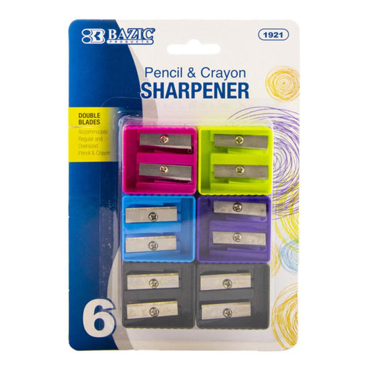 Sacapunta Bazic X6 Colores -Surt