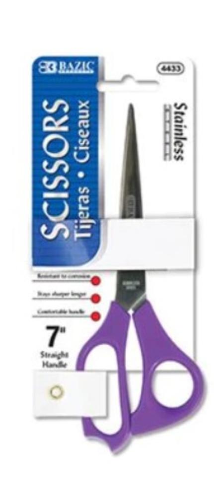 Tijera Bazic 7" Colores -Surt