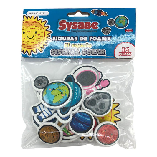 Fomi Adhesivo Sysabe Sistema Solar 16 Piezas