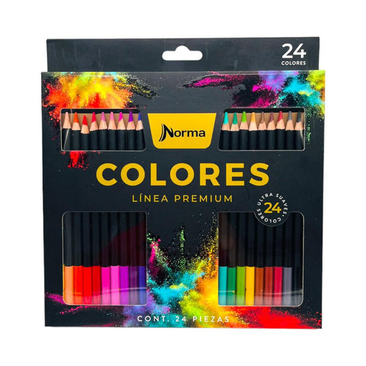 Colores Norma Premium 24 Unidades