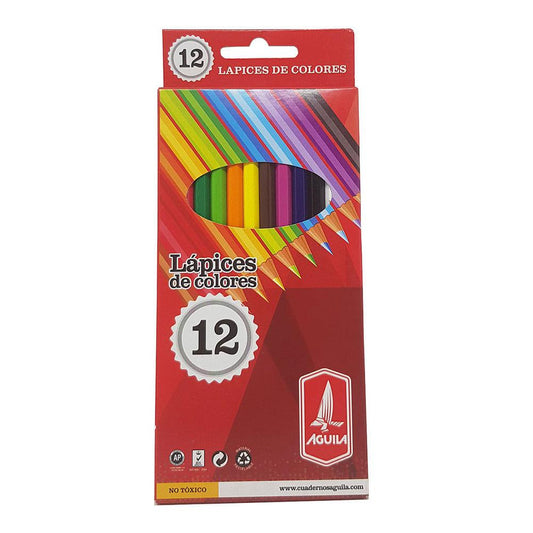 Lápices de Colores Águila de 12 Piezas