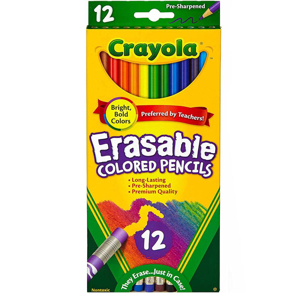 Lápices de Colores Crayola Borrable 12 Piezas
