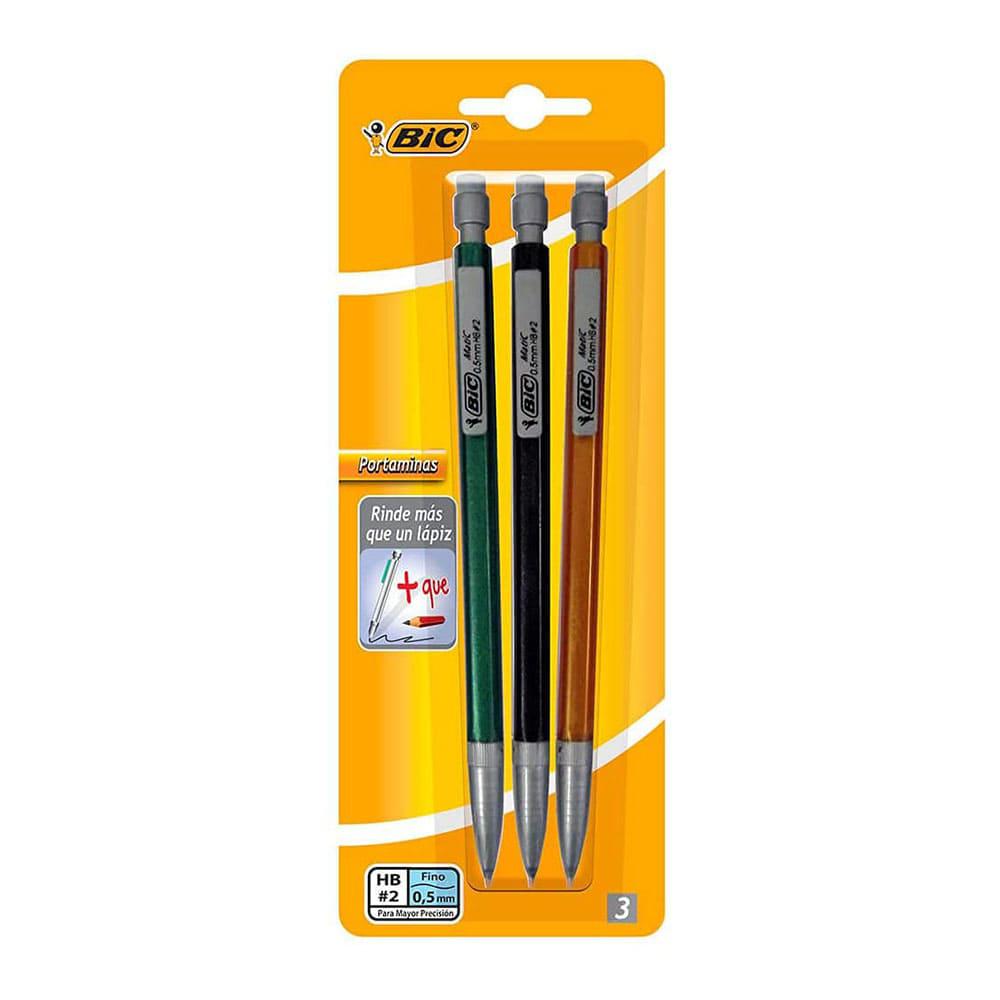 Lápiz Mecánico Bic 0.5 mm 3 Piezas - Surtido