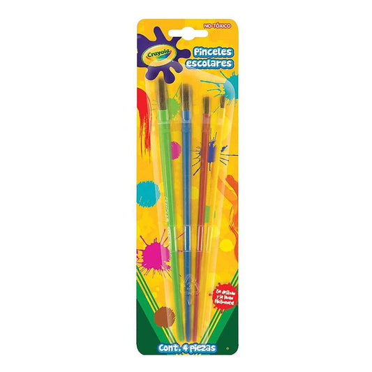 Pincel Crayola Art & Graft 4 Piezas