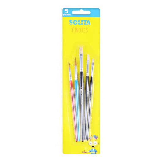 Pinceles Solita 5 Piezas